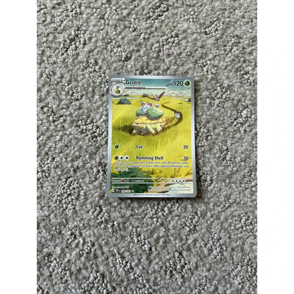Pokémon Grotle 164/162 SV05: Temporal Forces Illustration Rare Full Art EN NM